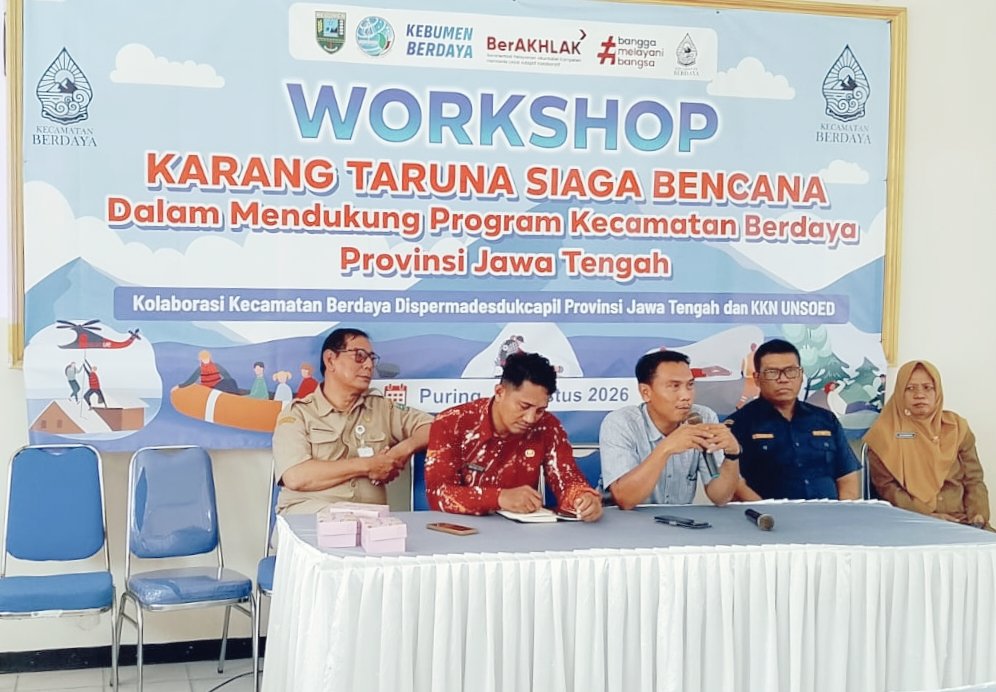 Workshop Taruna Siaga Bencana, Mendukung Kecamatan Berdaya Propinsi Jawa Tengah  