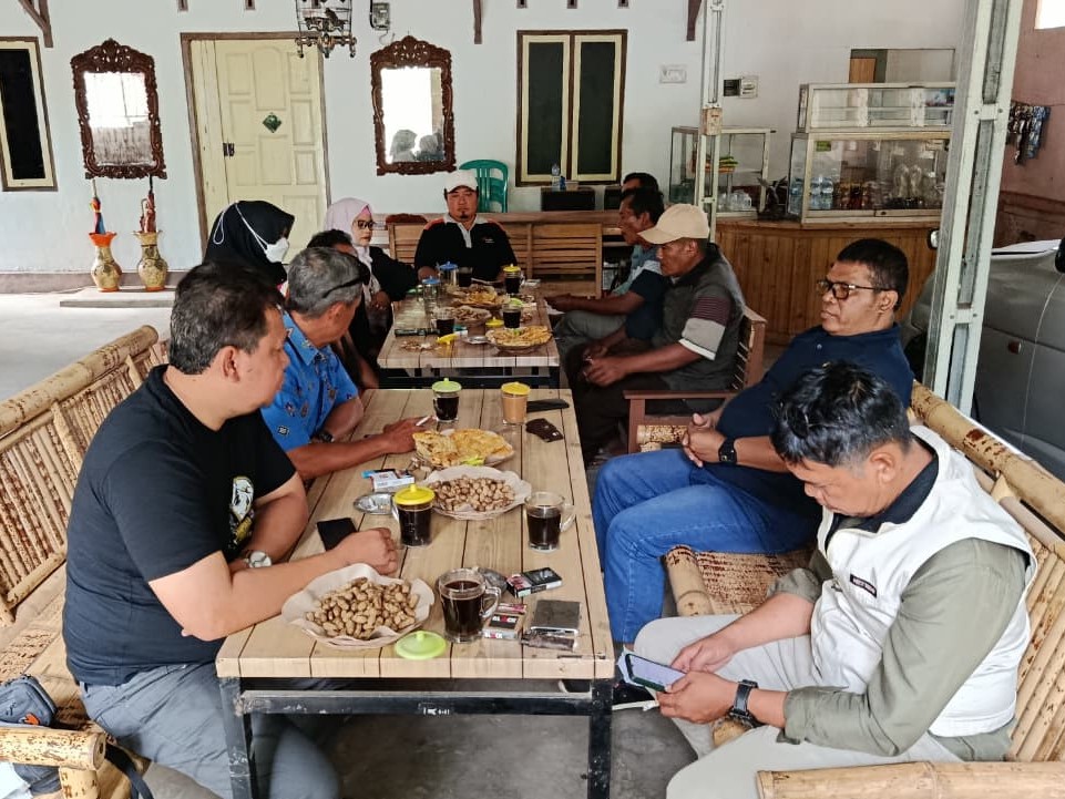 Panitia Matangkan Persiapan Pagelaran Turnamen Bola Voli Karang Taruna Kabupaten Cup