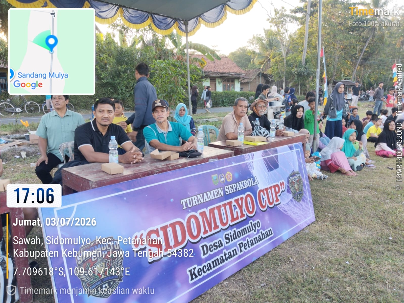 Turnamen Sepak Bola Sidomulyo Cup,  Petanahan 3 Juli 2026