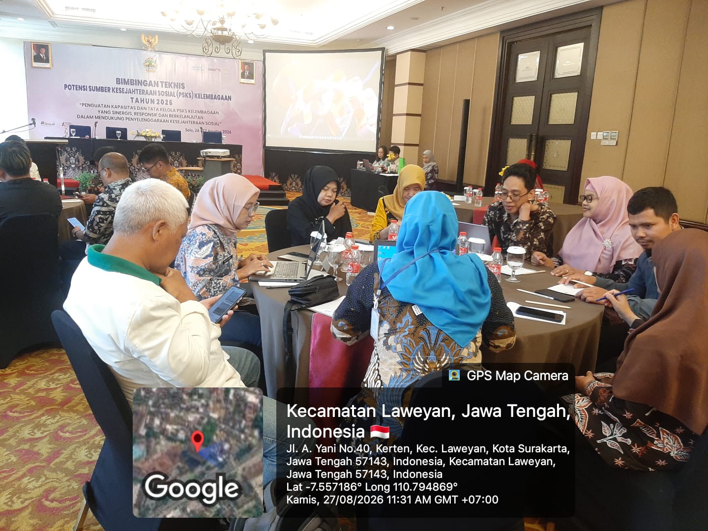 Rakor Potensi Sumber Kesejahteraan Sosial (PSKS) di Surakarta 